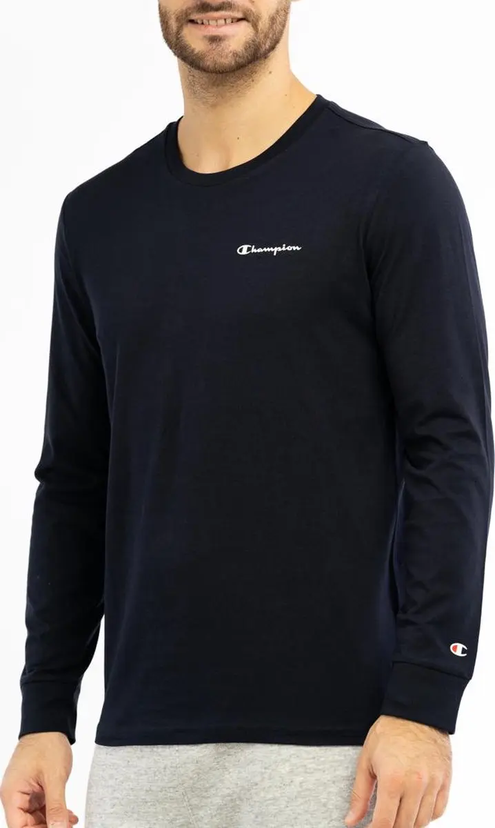 Champion Long Sleeve Trui 2-pak - M - Zwart & Grijs