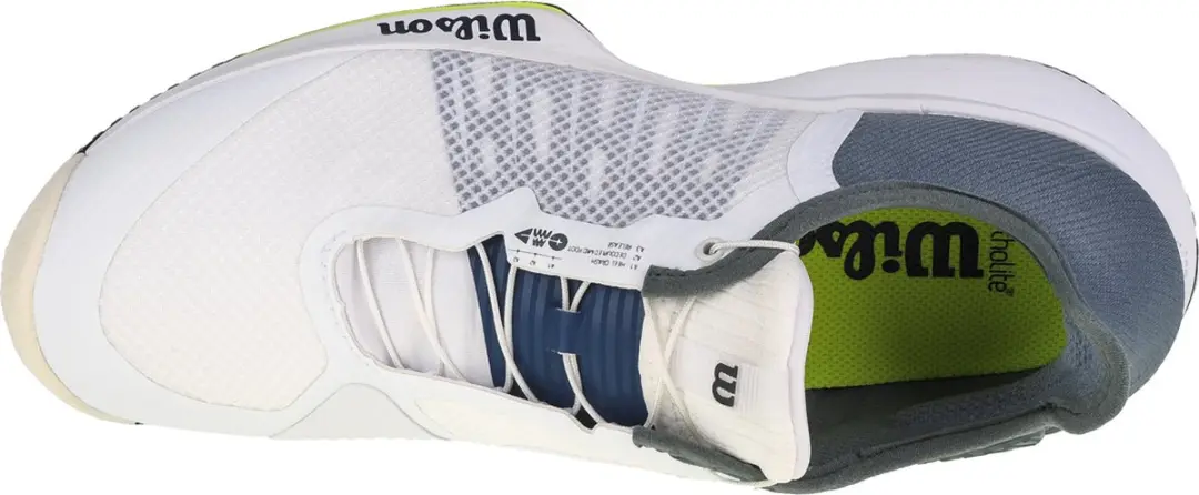 Wilson Kaos Rapide Heren Sportschoenen Smashcourt - wit