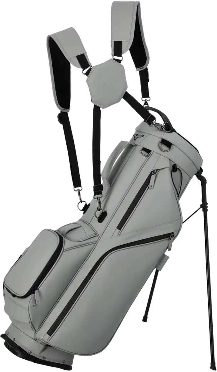 Mizuno Pro Standbag Golftas - 6 Vakken - Grijs