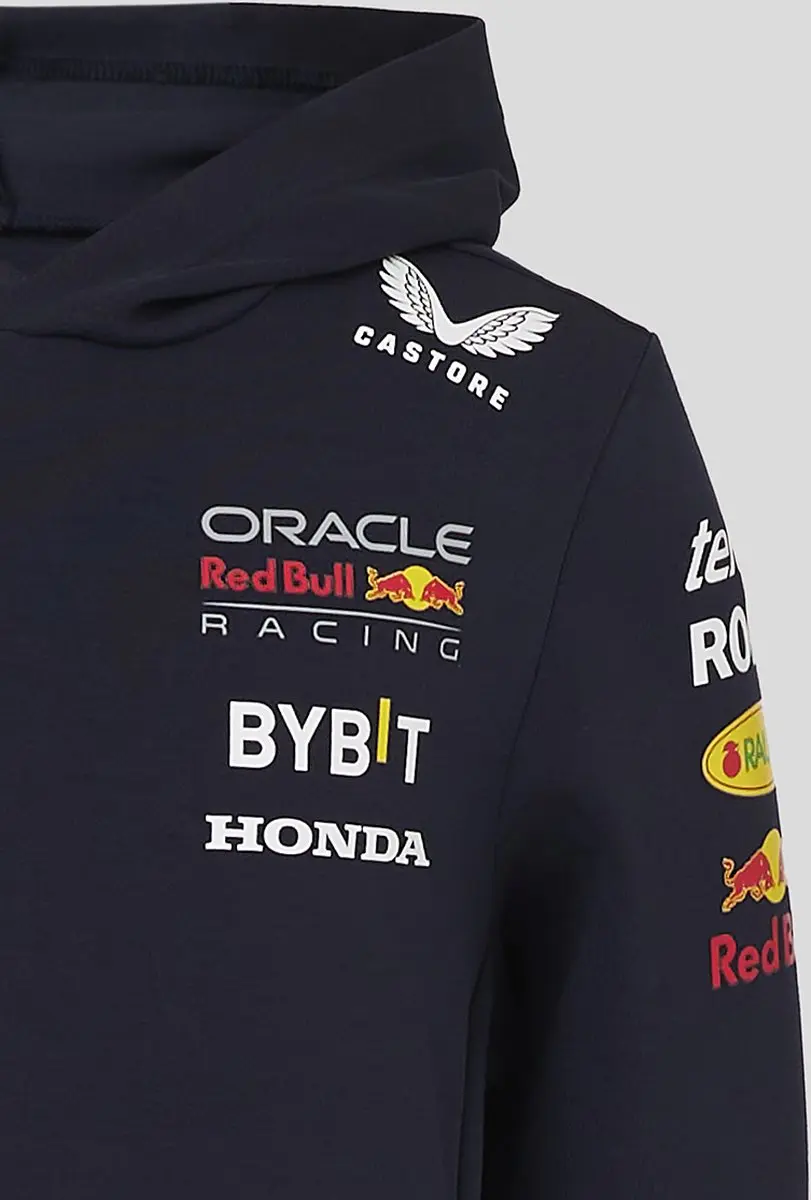 Castore Oracle Red Bull Racing Teamline Hoody 2024 - Blauw
