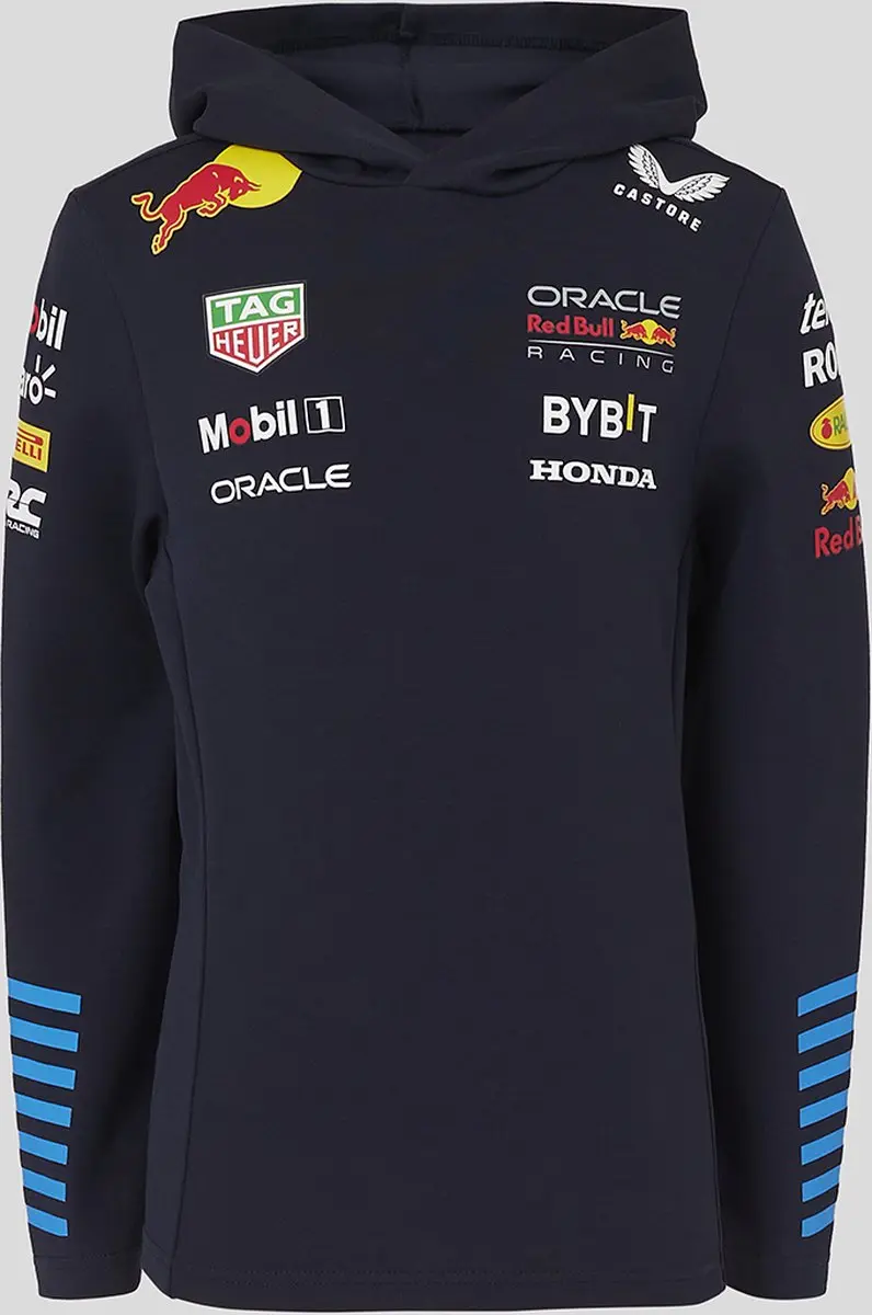 Castore Oracle Red Bull Racing Teamline Hoody 2024 - Blauw