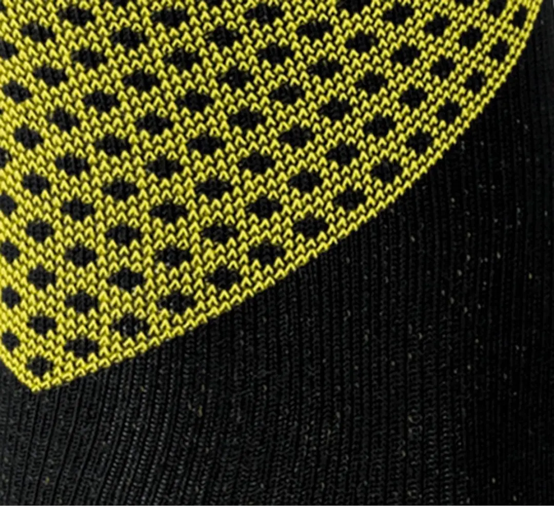 Falke BC Impulse Fietssokken - Zwart/Neon Geel - afbeelding 6 van 6