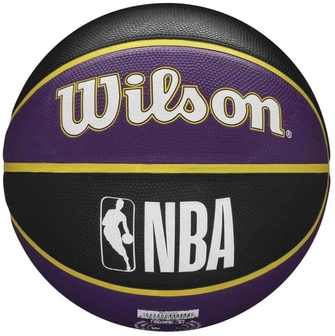 Wilson NBA Tribute LA Lakers Basketbal 9 - Paars/Zwart