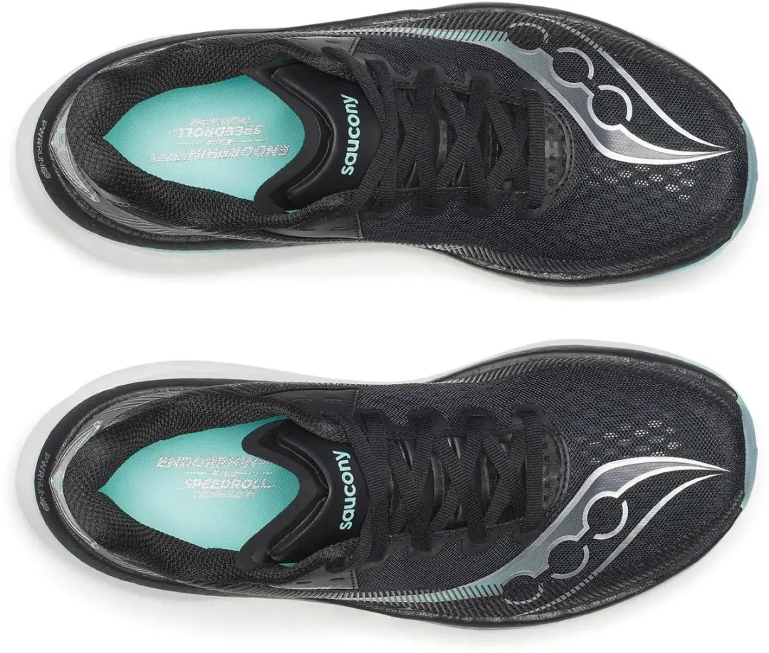 Saucony Endorphin Azura Hardloopschoenen Dames - 36 - Zwart/Wit