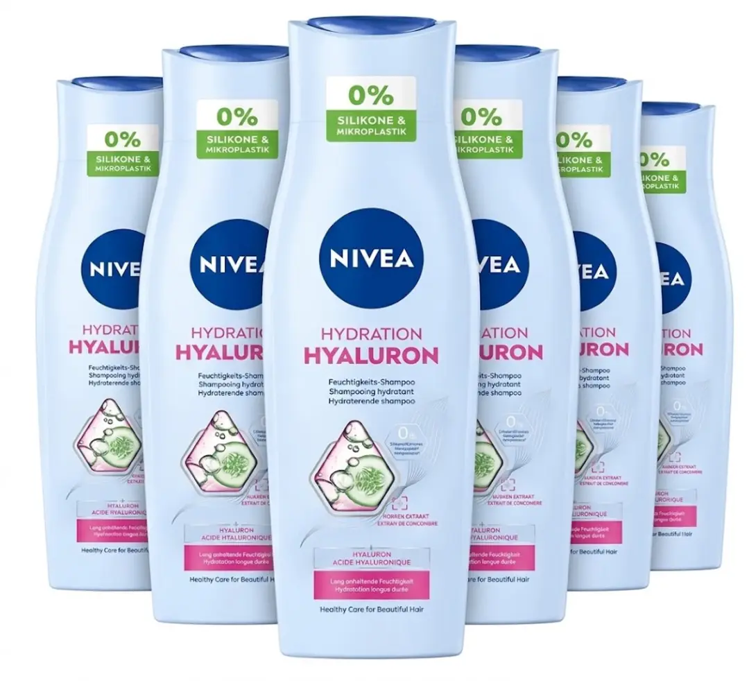 NIVEA Hydration Hyaluron Shampoo 6x250ml