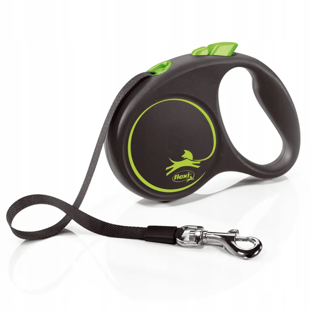 Flexi Black Design S Automatische Lijn 5m