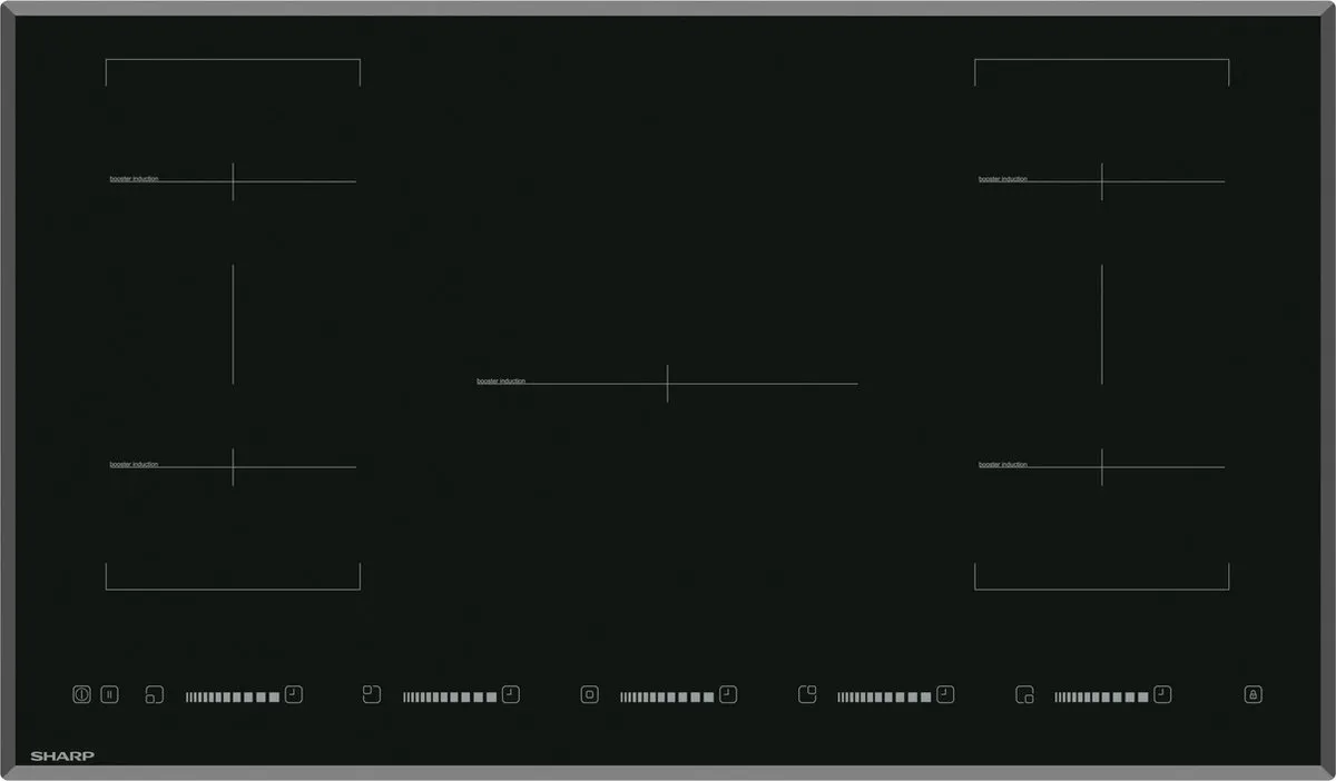 Sharp KH9I40CS00EU Inductiekookplaat 5 Zones