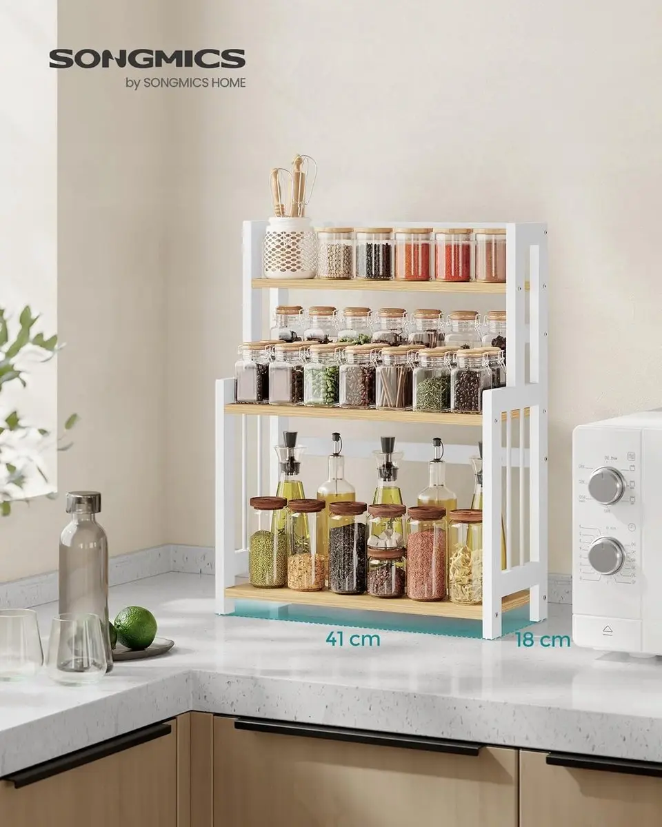 Songmics Bamboe Keuken Organizer