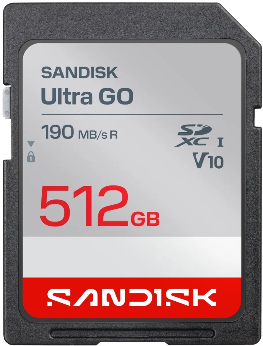 SanDisk SDXC Ultra GO 512GB Geheugenkaart