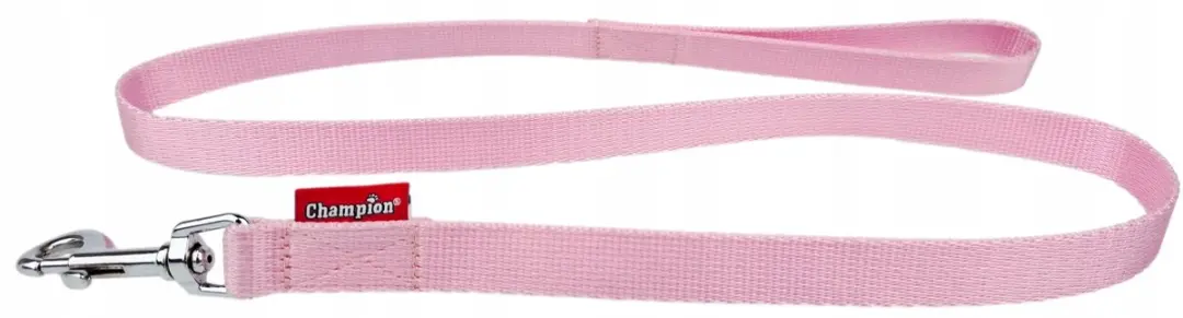 Champion Hondenlijn Band 120cm x 2cm Roze