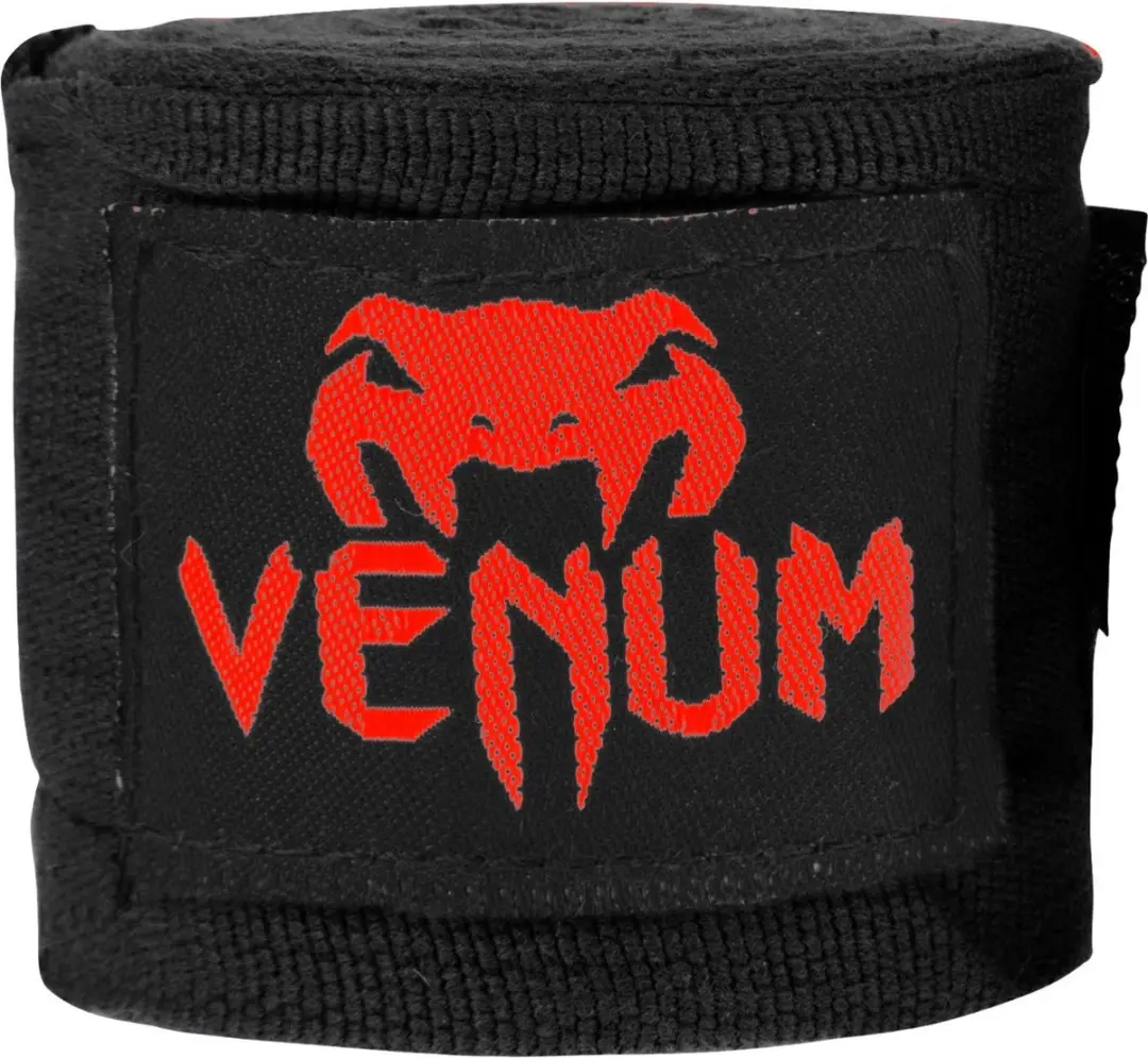 Venum Kontact Bandages Junior - 2,5m - Zwart/Rood - afbeelding 2 van 2