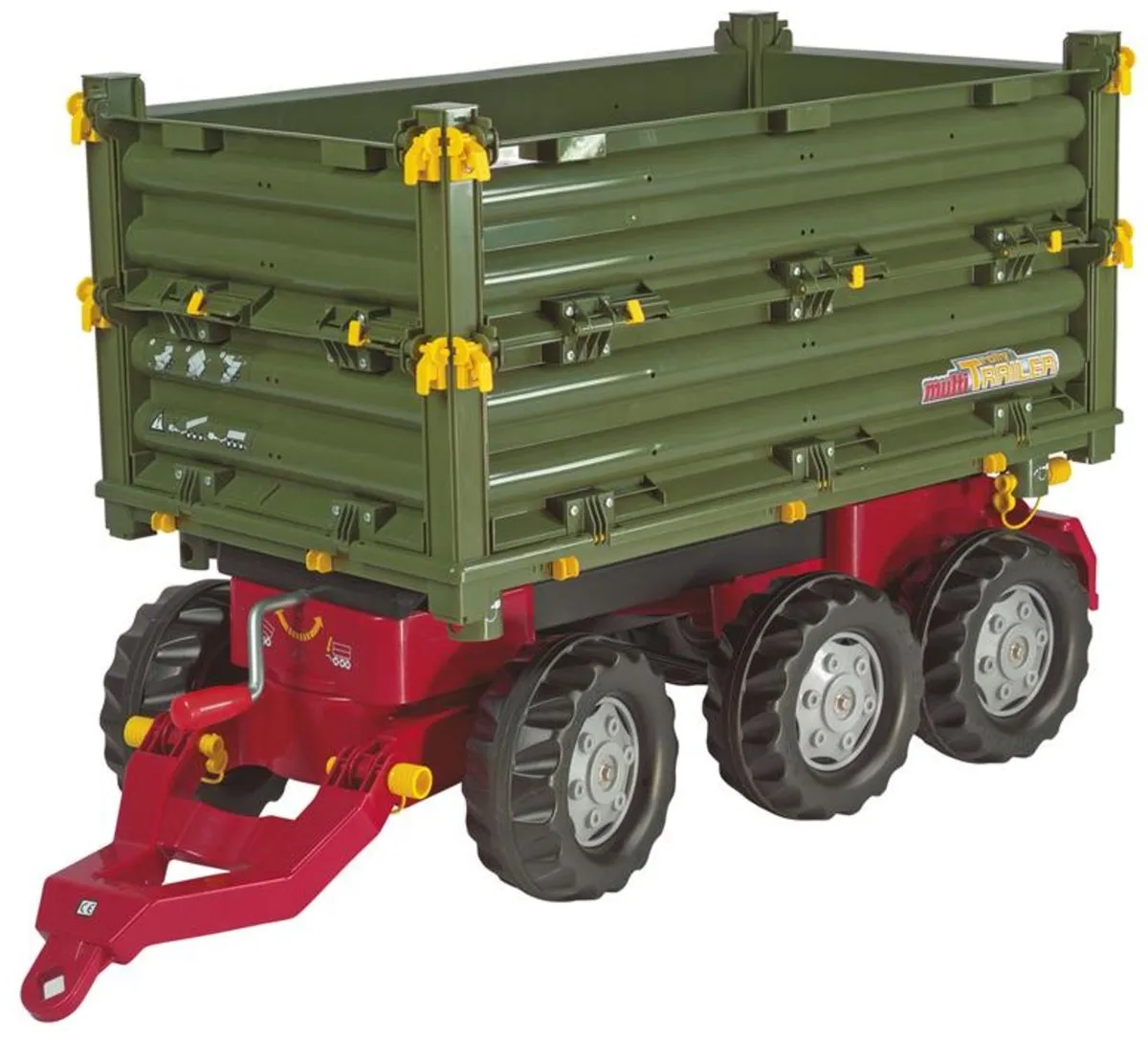 Rolly Toys RollyMulti Trailer 3-assig - Multicolor - afbeelding 3 van 4