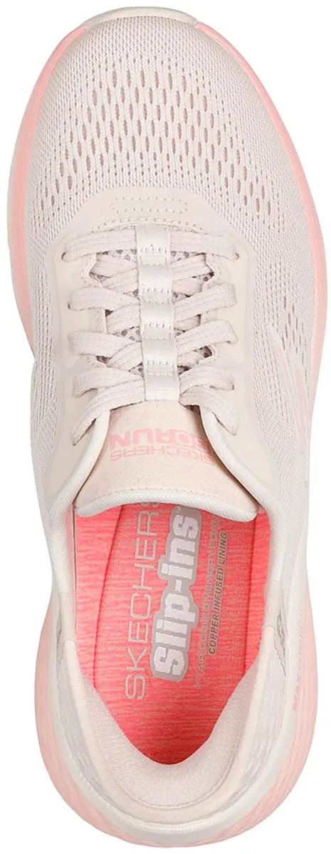 Skechers Max Cushioning Elite 2.0 Hardloopschoenen - 36 - Natuurlijk/roze - afbeelding 6 van 6