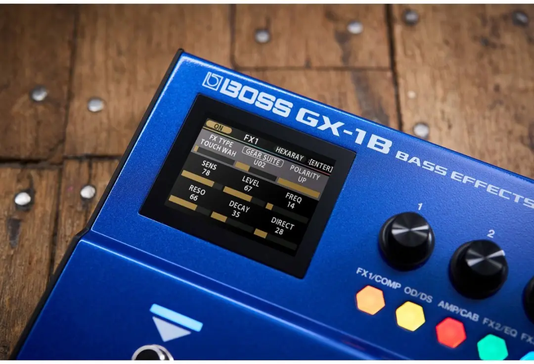 BOSS GX-1B Bass Effects Processor - Blauw - afbeelding 3 van 6