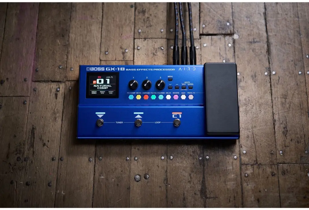 BOSS GX-1B Bass Effects Processor - Blauw - afbeelding 5 van 6