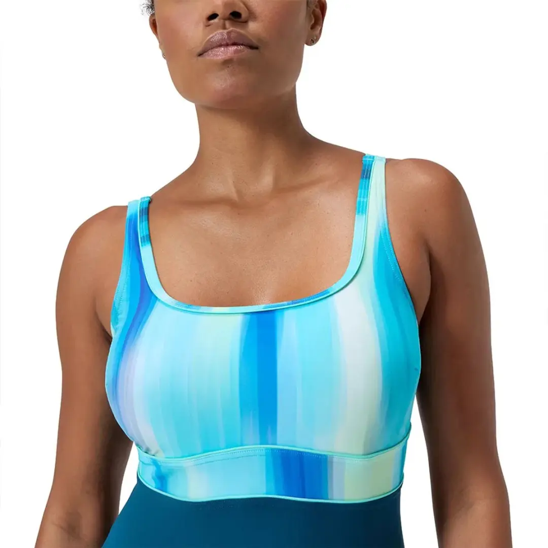 Speedo ECO New Contour Eclipse Sportbadpak - Maat 46 - Lichtblauw/Donkerblauw