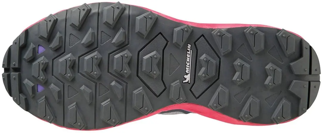 Mizuno Wave Daichi 7 Trailrunningschoenen Dames - Blauw-Roze