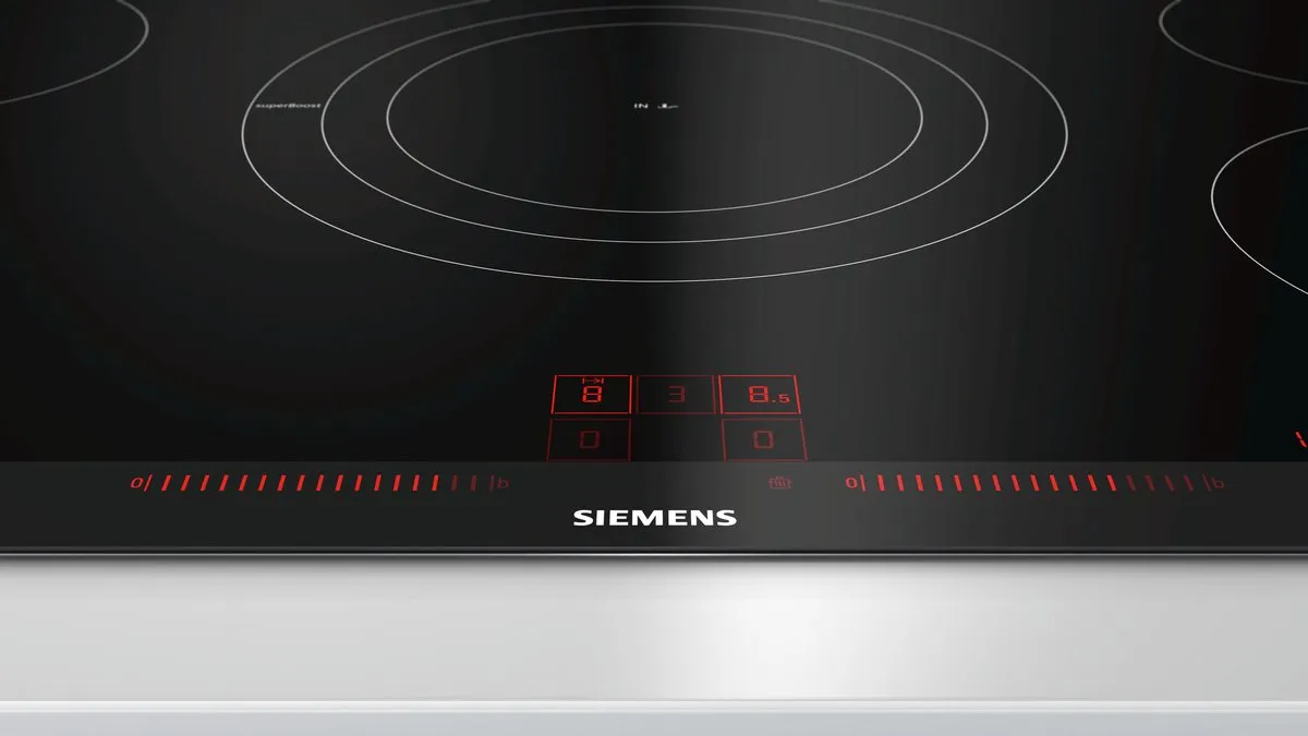 Siemens EH975LVC1E Inductiekookplaat 90cm - 5 Zones - Zwart/Roestvrijstaal - afbeelding 6 van 6