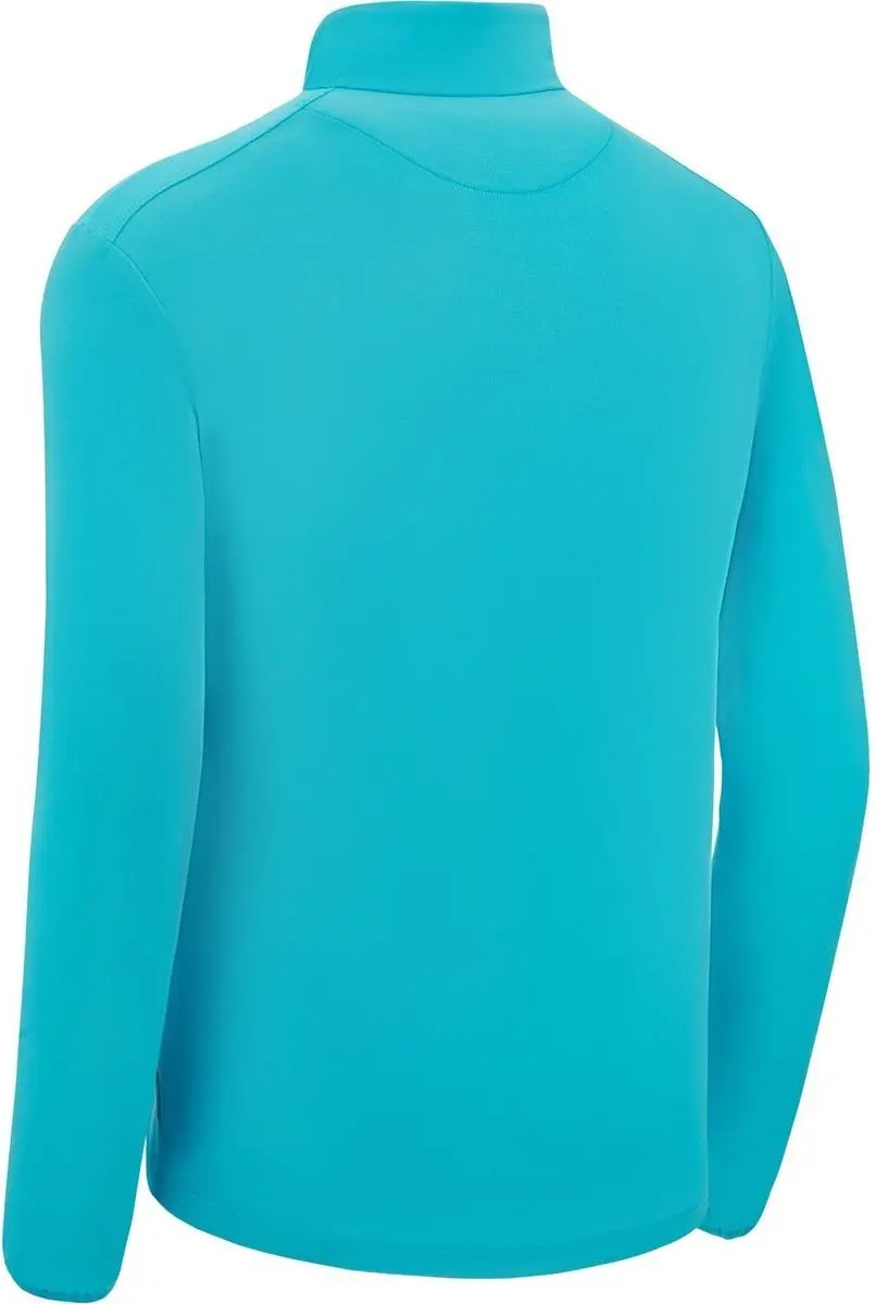 Macron Victory Fraser Ziptop Heren L - Neon Sky/Antraciet