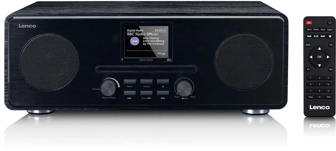 Lenco DAR-061BK DAB Radio CD-speler - 20W - Zwart - afbeelding 4 van 6