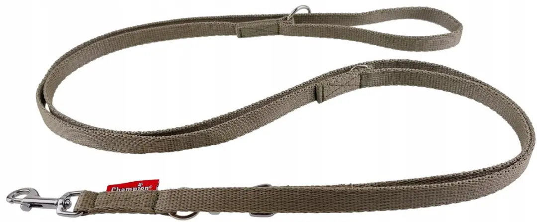 Champion Verstelbare Hondenlijn 225cm - 1.3cm Khaki