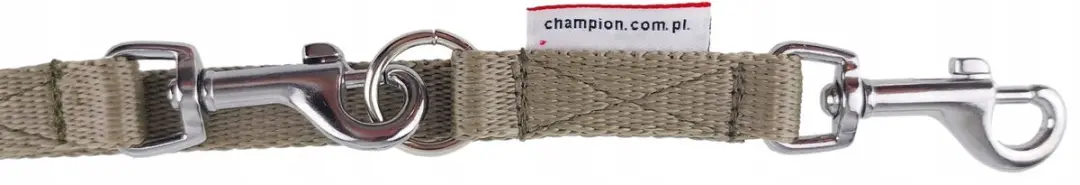 Champion Verstelbare Hondenlijn 225cm - 1.3cm Khaki