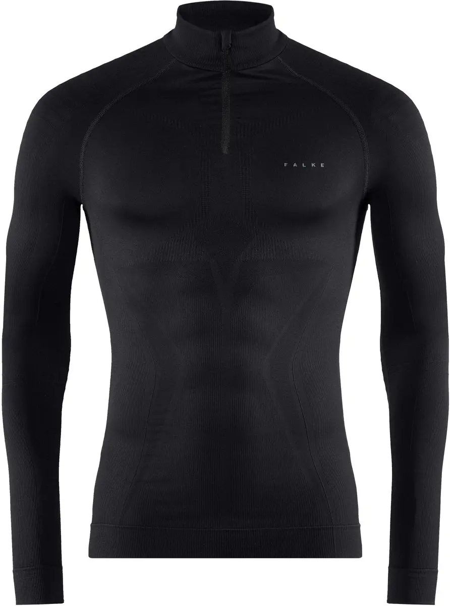 Falke Maximum Warm High Zip Neck Shirt Heren