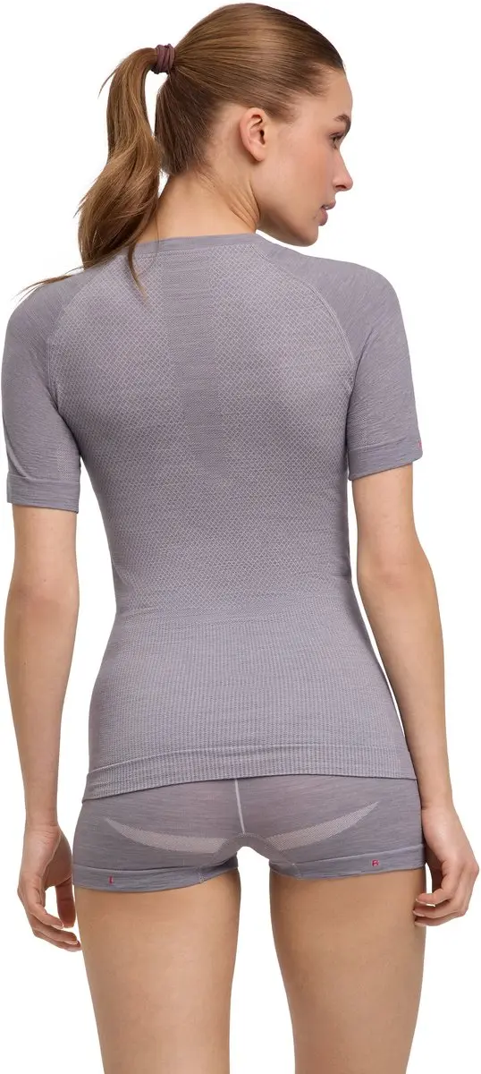 FALKE Wool-Tech Light V-hals Shirt Dames - XL - Grijs - afbeelding 6 van 6