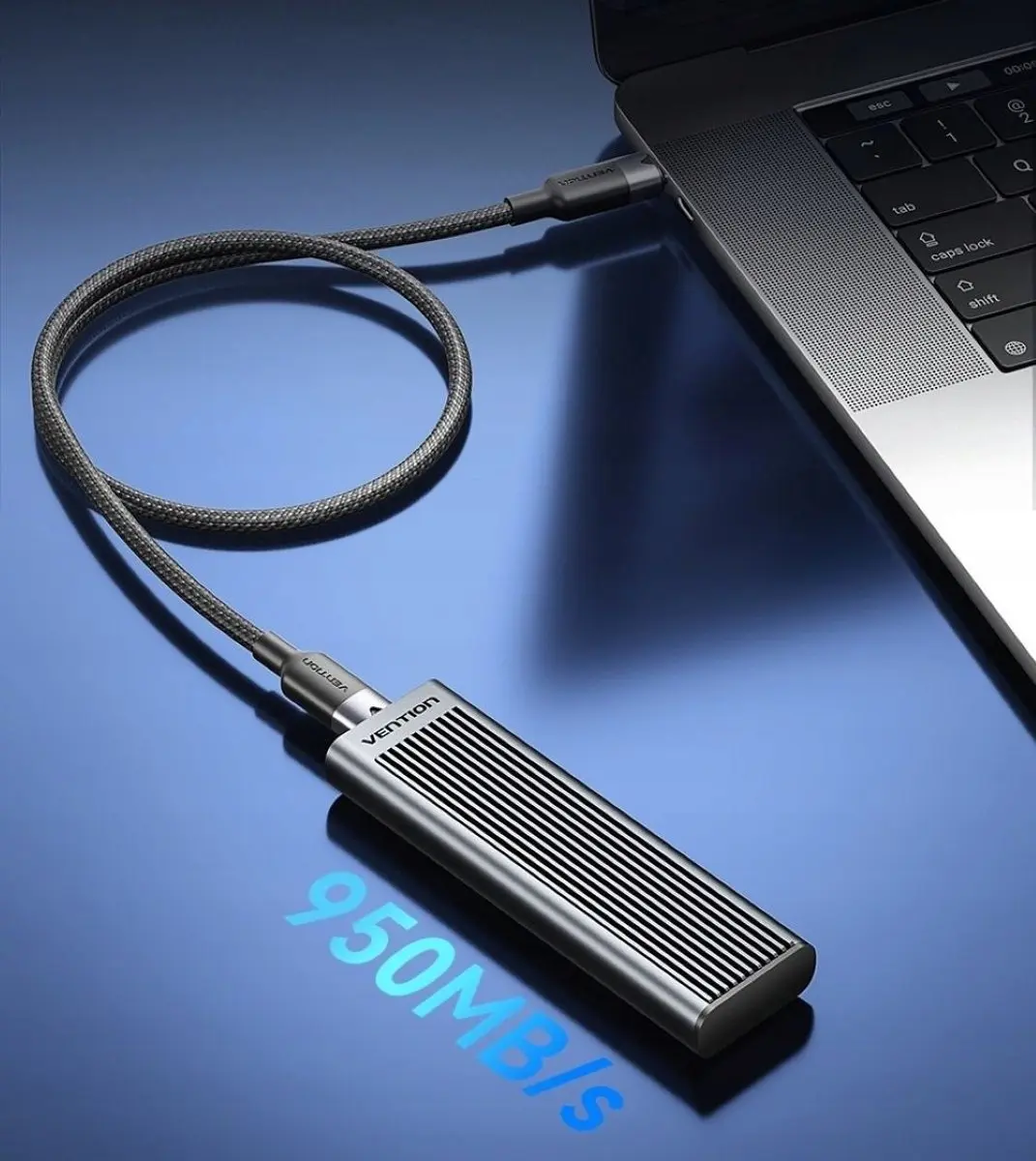 Vention USB-C Kabel 3.2 Gen 2 TRGBF - 10Gbps 100W PD 4K@60Hz