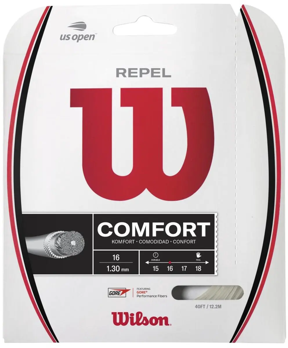 Wilson Repel Tennissnaar Set 1.30mm - Natuurlijk