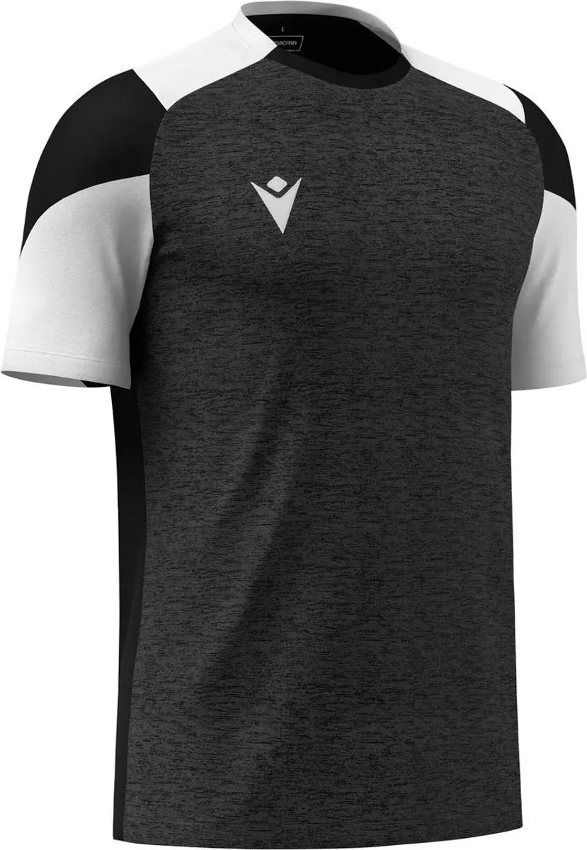 Macron Glory Golem Shirt Heren - M - Zwart/Wit