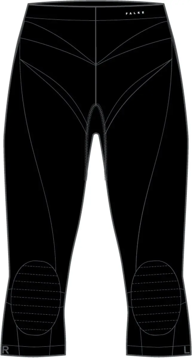 Falke Maximum Warm 3/4 Functioneel Ondergoed Dames - XL - Zwart