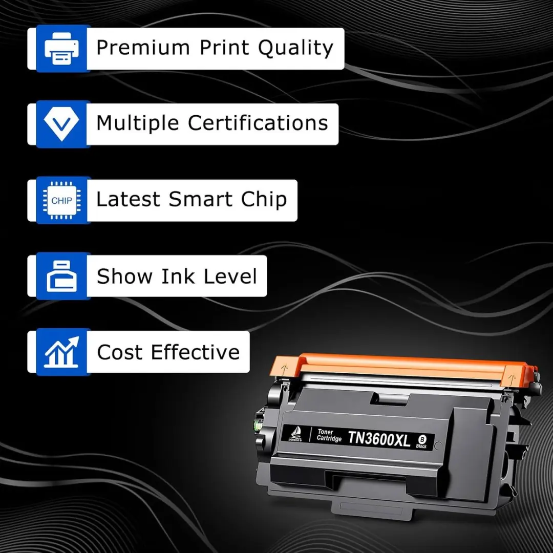 DOUBLE D TN-3600XL Toner - Zwart