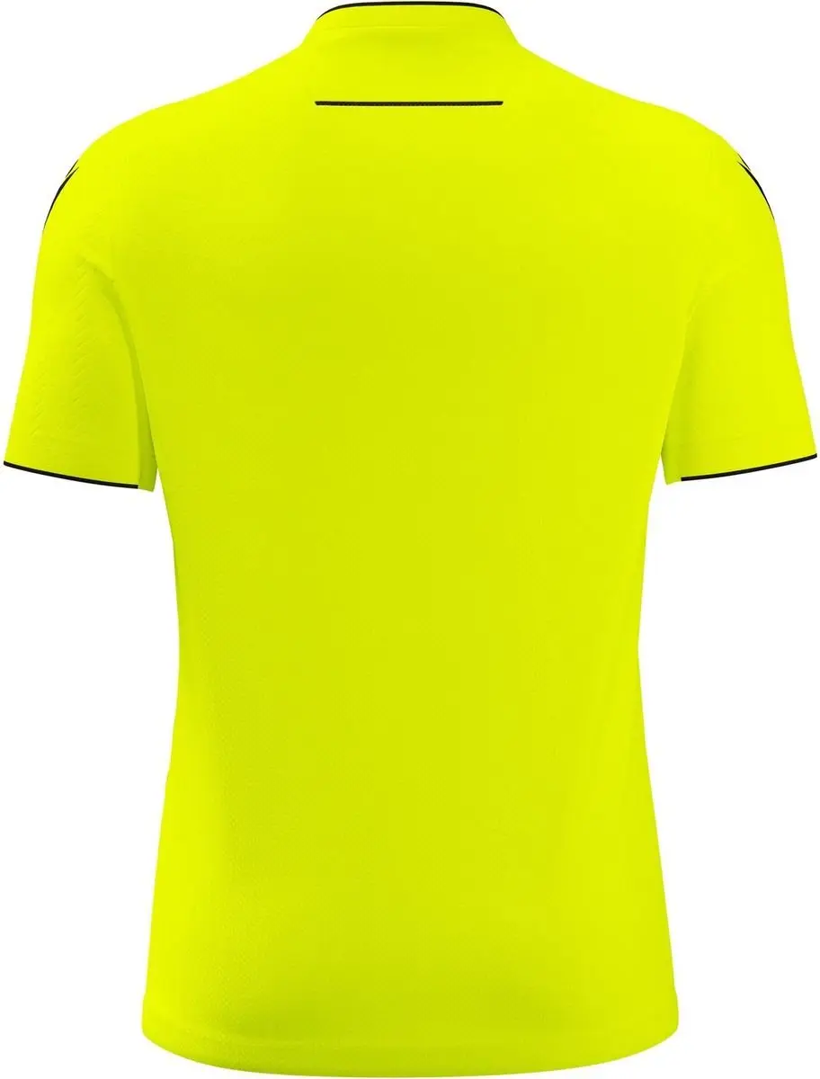 Macron Ponnet Eco Scheidsrechtersshirt Korte Mouw - Fluogeel XXL