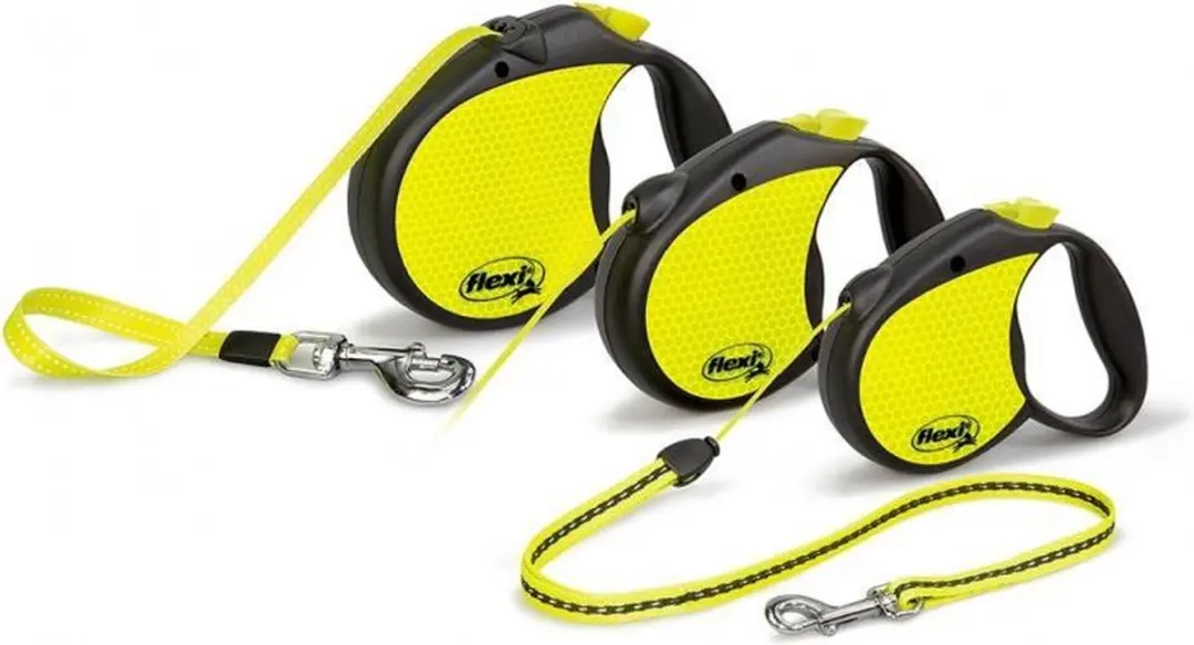 Flexi Neon Koord S Riem 500cm