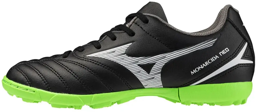 Mizuno Monarcida Neo III Select Junior Voetbalschoenen - Zwart/Neon Green EU 36