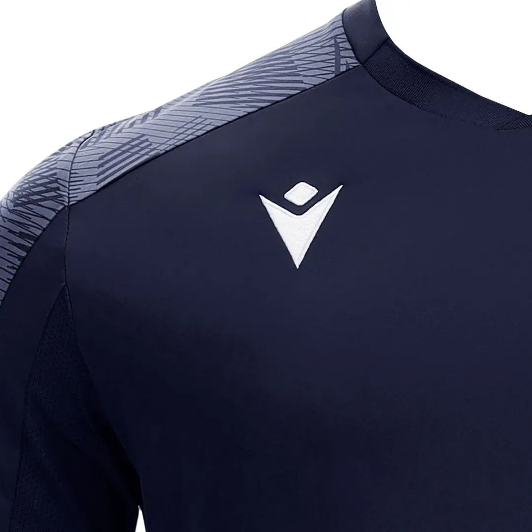 Macron Gede Shirt Korte Mouw Kinderen 122/128 - Marine