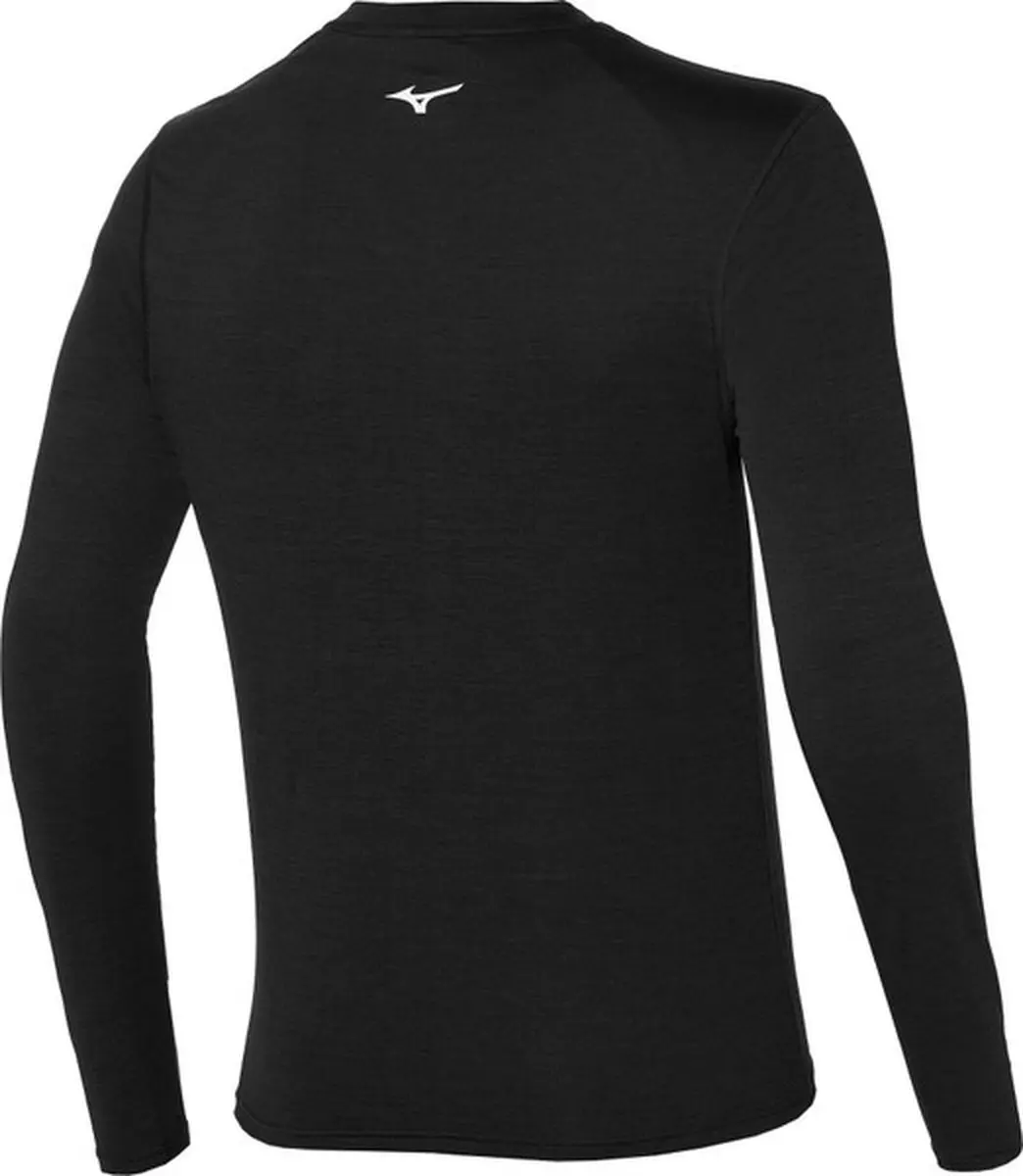 Mizuno Impulse Core LS HZ Heren Sporttrui - Zwart