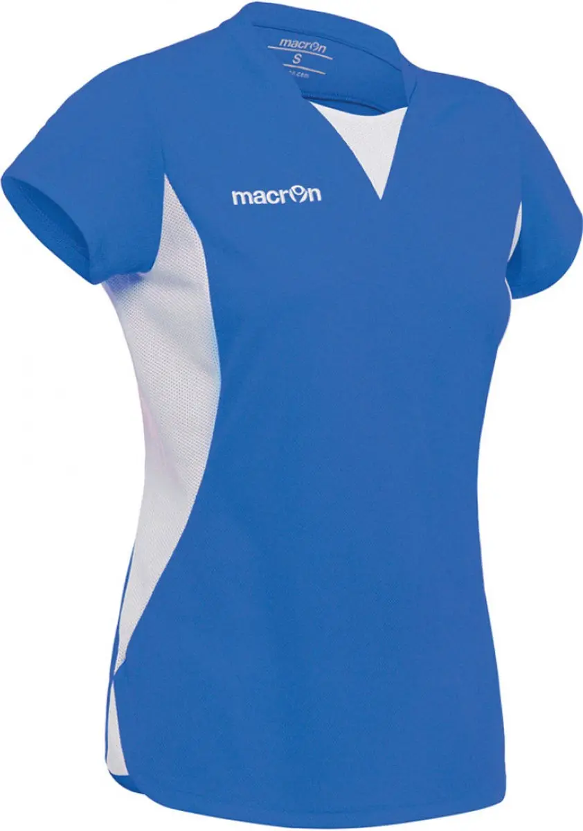 Macron Dames Sportshirt Royal Blauw S
