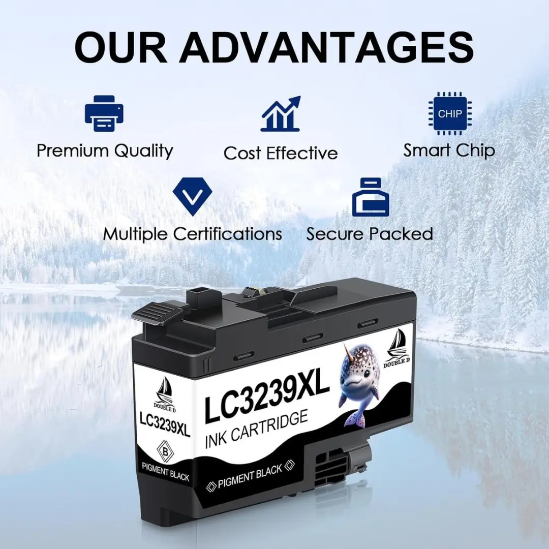 DOUBLE D LC3239XL Inktcartridge - 4 Stuks (XL) - o.a. Brother MFC-J6945DW