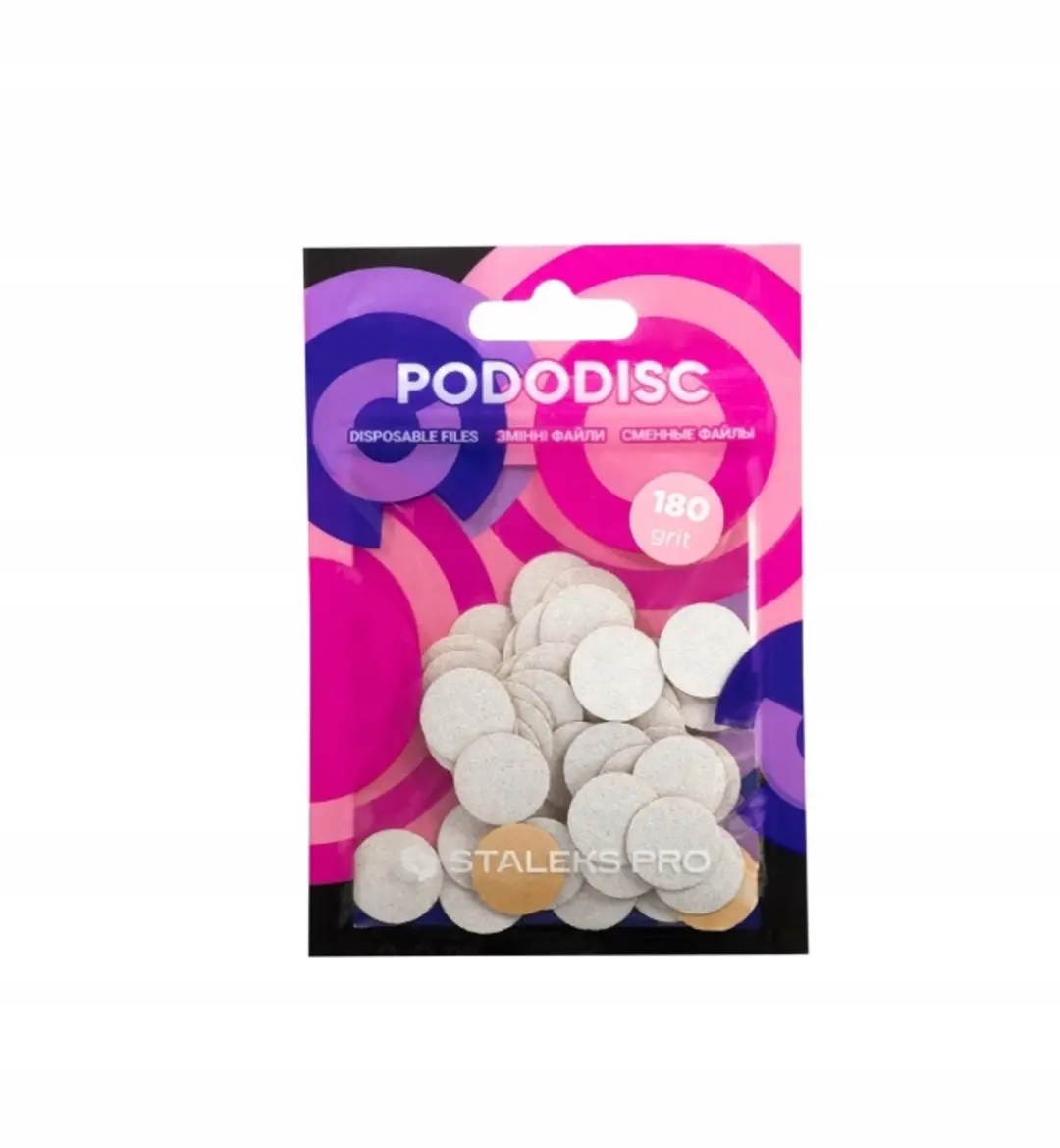 STALEKS Pro Pododisc M 180 Grit Opzetstukken