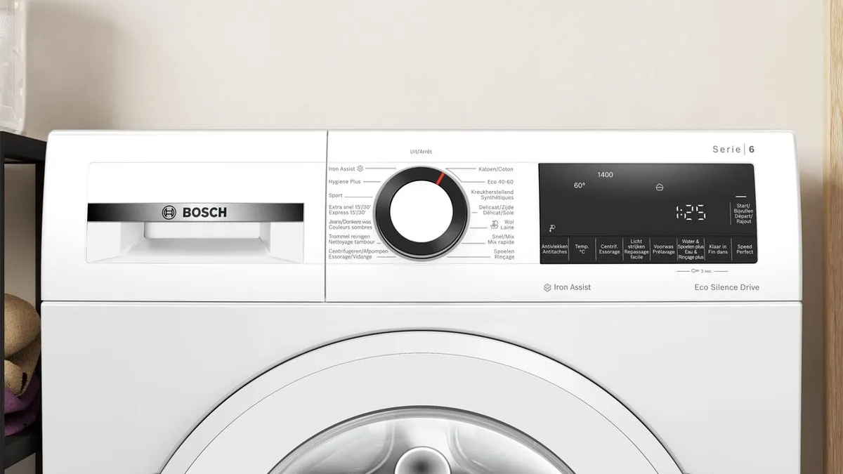Bosch WGG244ZAFG Serie 6 Wasmachine 9kg - 1400rpm - Wit