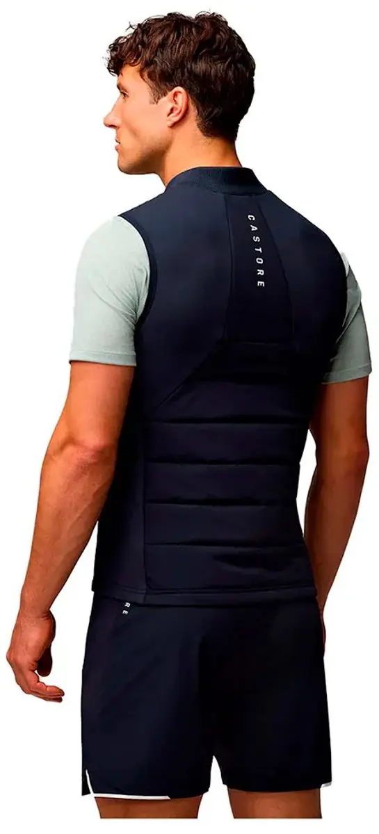 Castore Apex Hybrid Quilted Vest - M - Navy