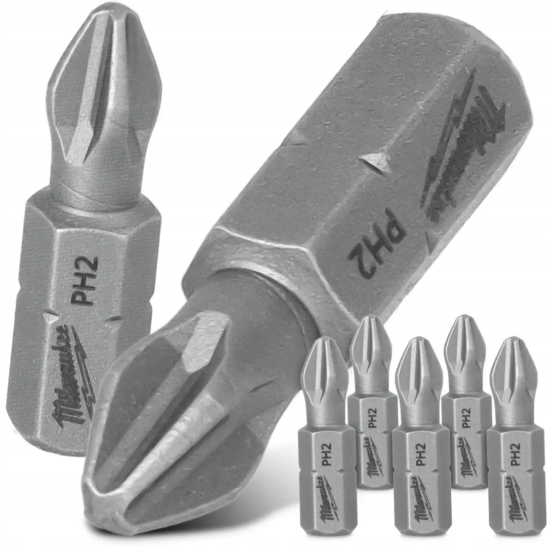 Milwaukee PH2 Bits 25mm Magnetisch