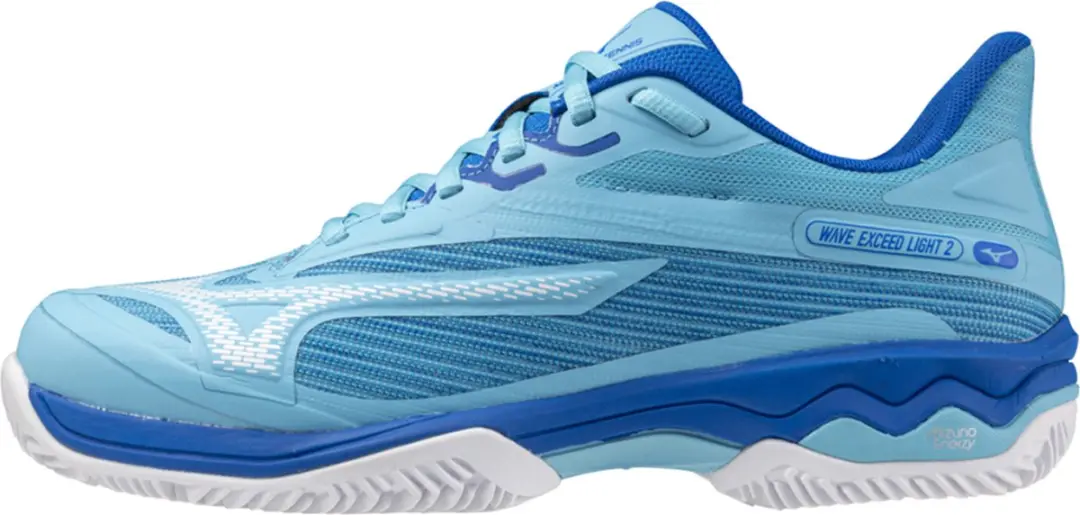 Mizuno Wave Exceed Light 2 Tennisschoenen Dames - AG Blauw/Wit
