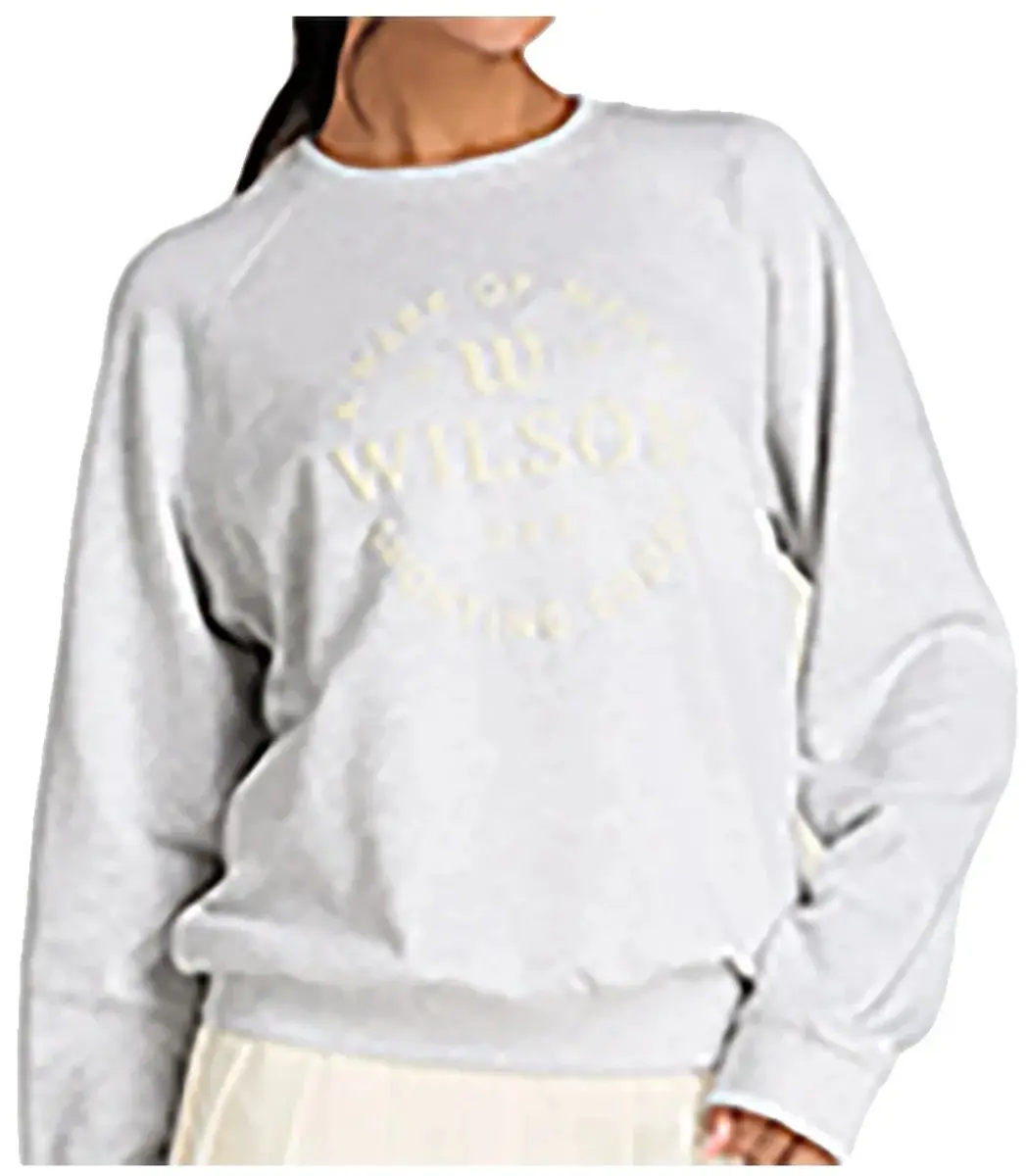 Wilson Classic Crew Sweatshirt - XL - Cloud Heather