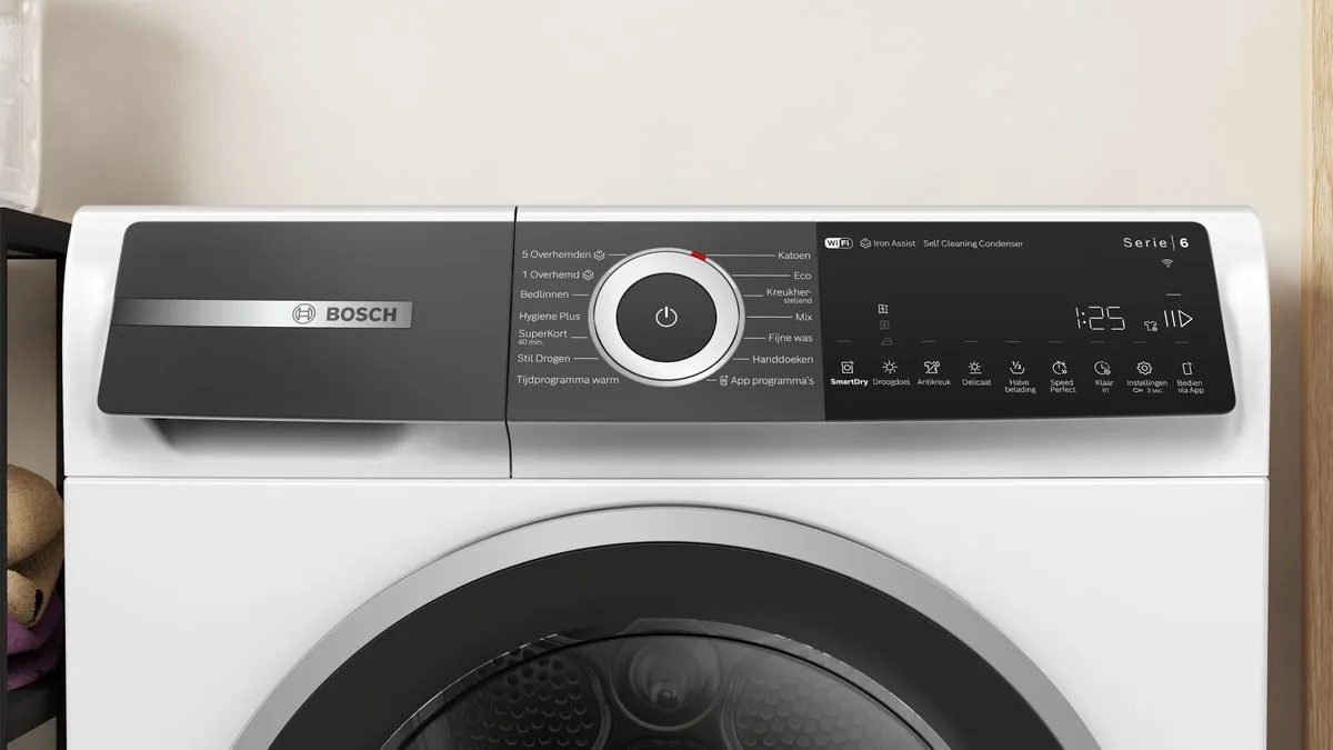 Bosch WQH246CLNL Serie 6 Warmtepompdroger 9kg - Wit