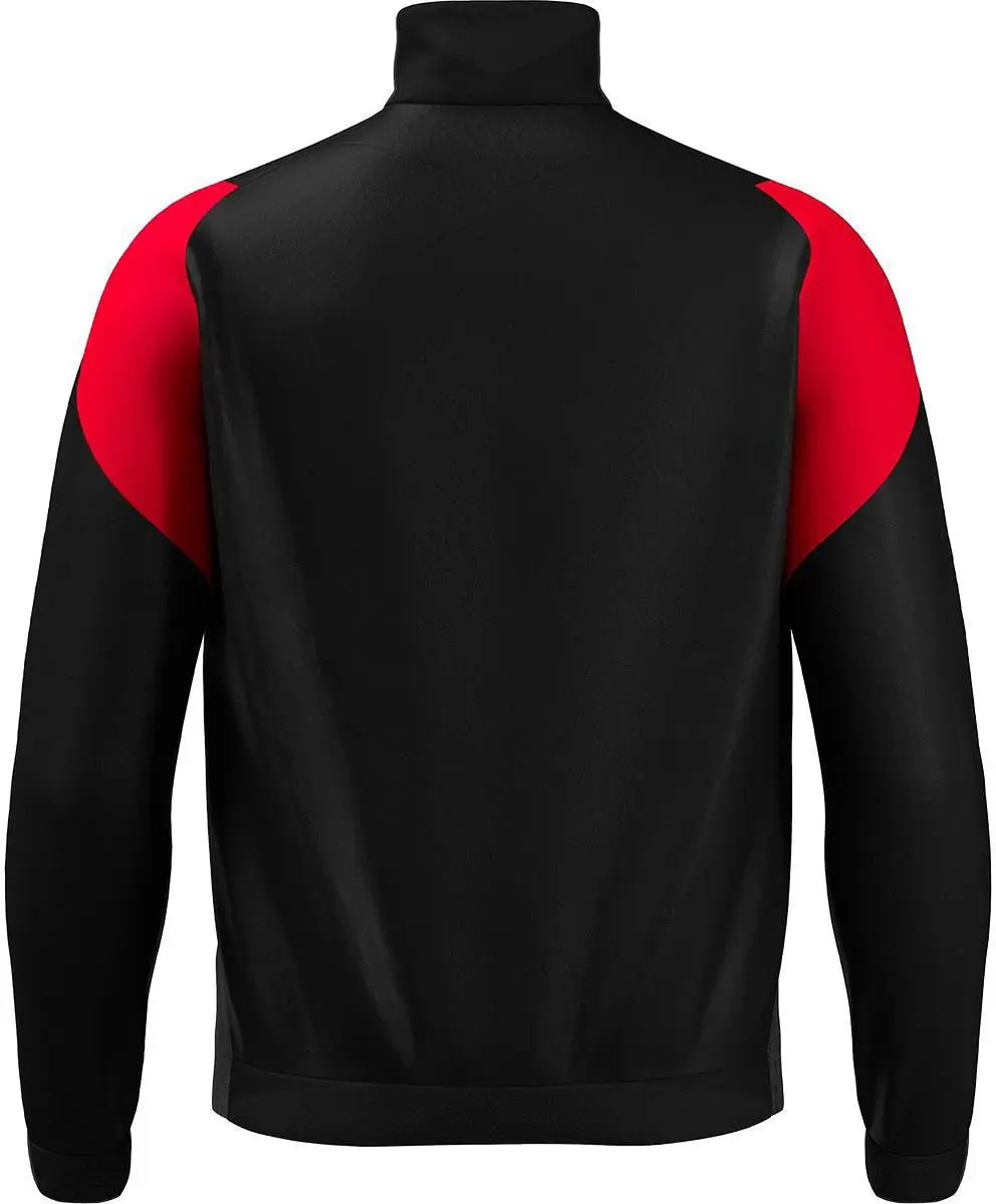 Macron Glory Prometheus Top Full Zip Heren - M - Zwart/Rood