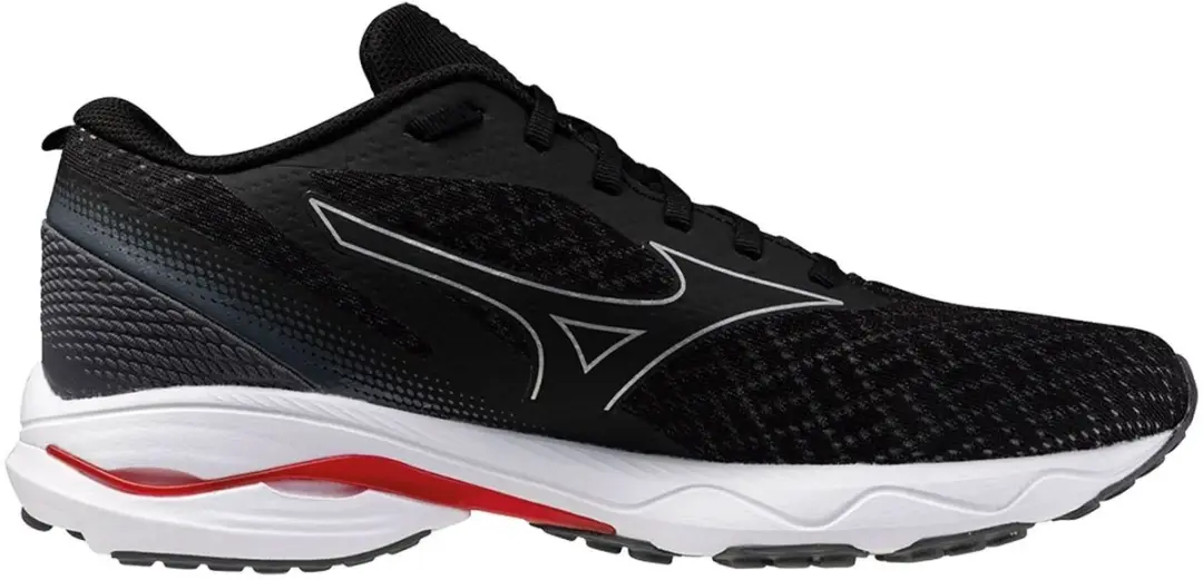 Mizuno Wave Prodigy 6 Heren Hardloopschoenen - 47 - Zwart/Zilver/Rood