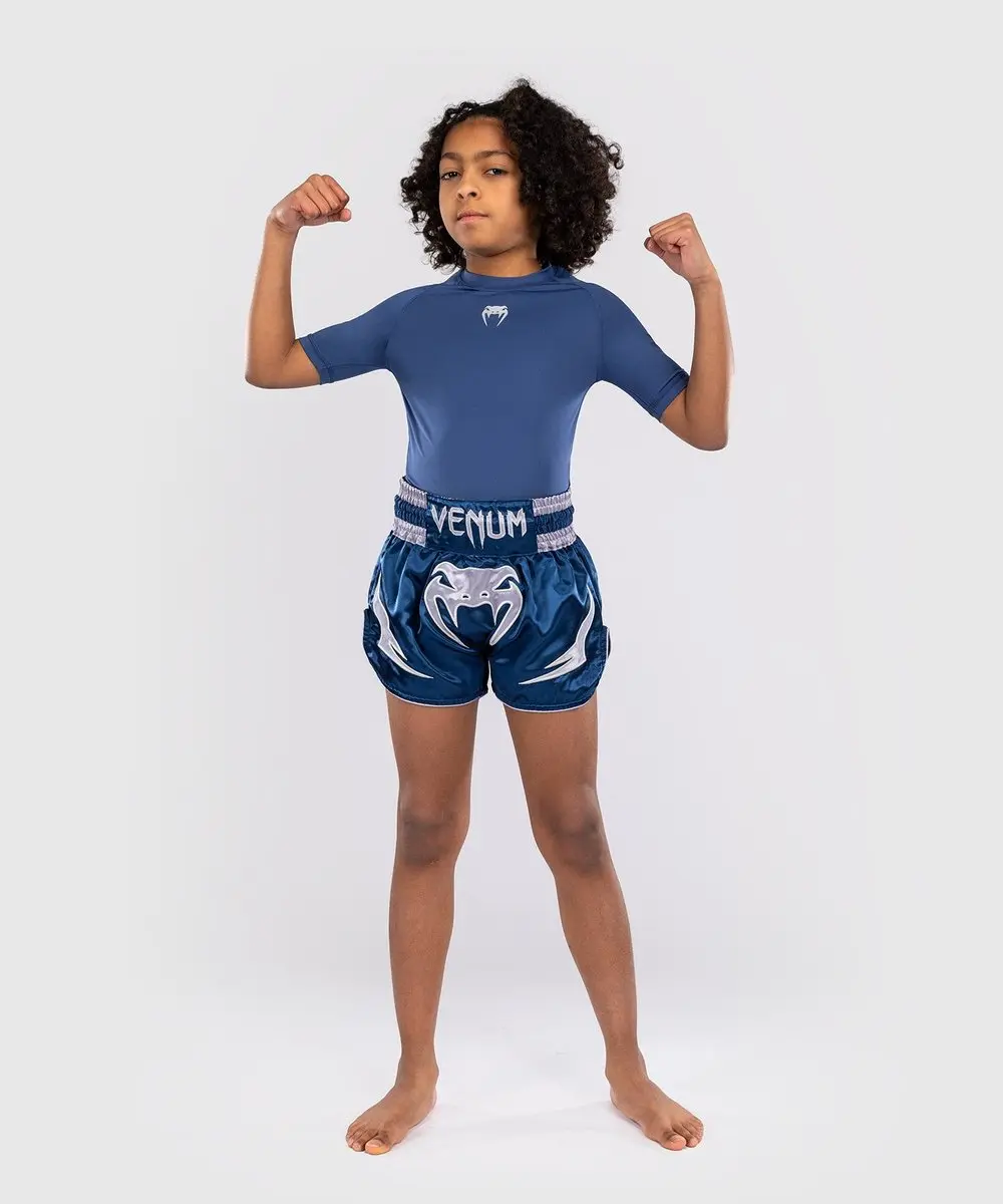 Venum Inferno Kids Muay Thai Shorts 152cm - Blauw